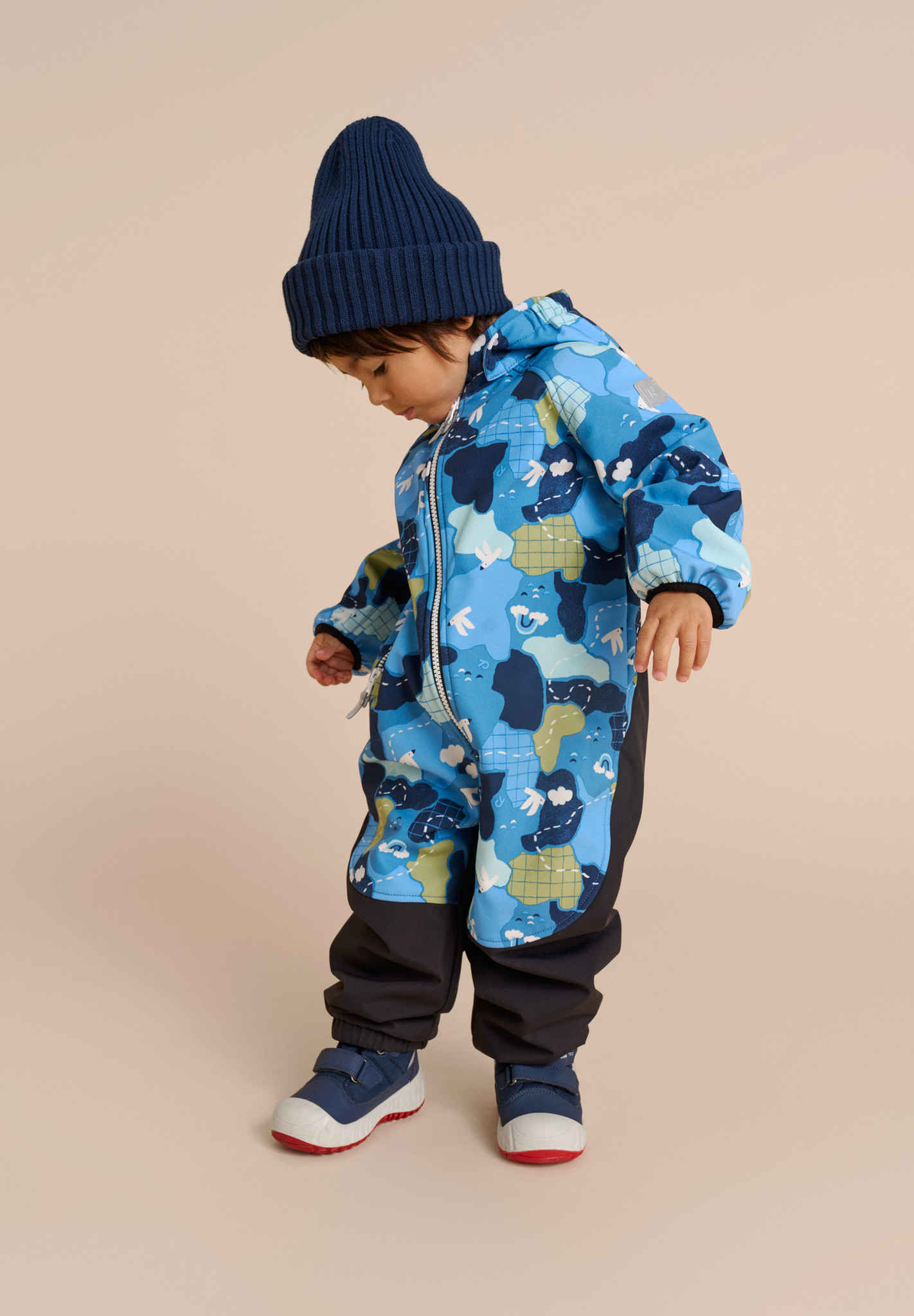 Toddlers' softshell overall Mjosa