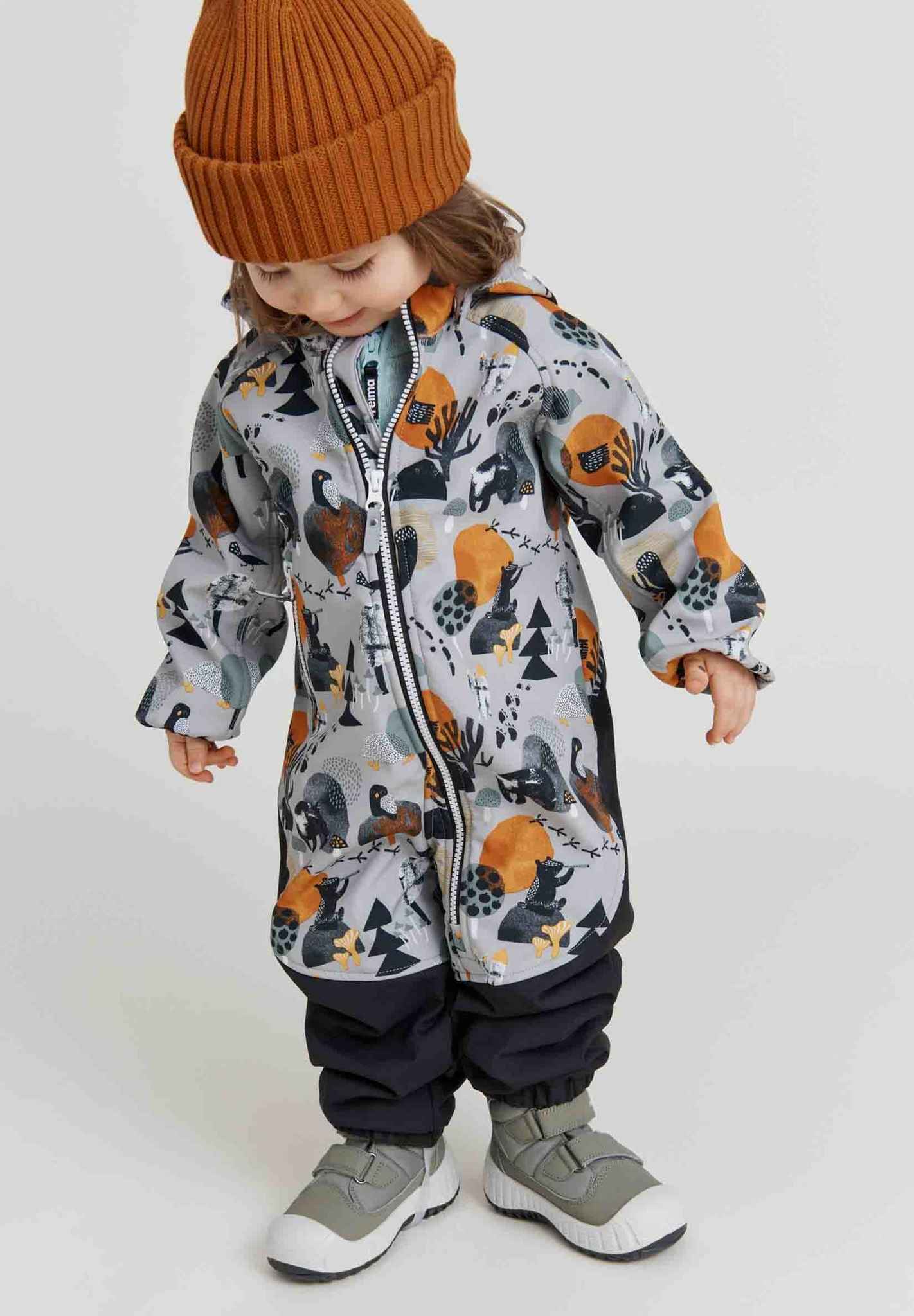 Toddlers' softshell overall Mjosa