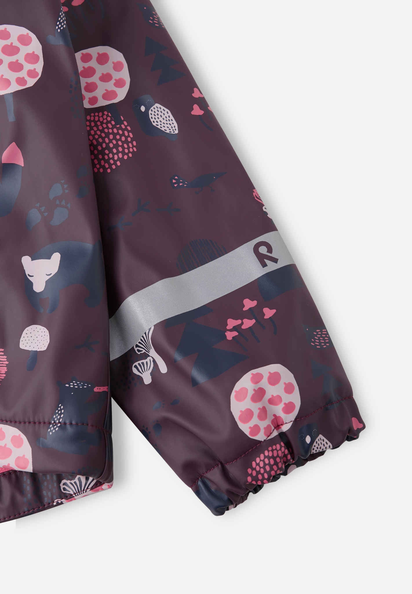 Kids' raincoat with fleece lining Koski