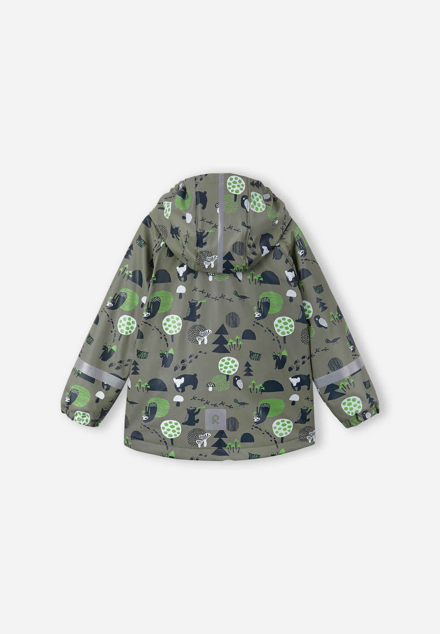 Kids' raincoat with fleece lining Koski