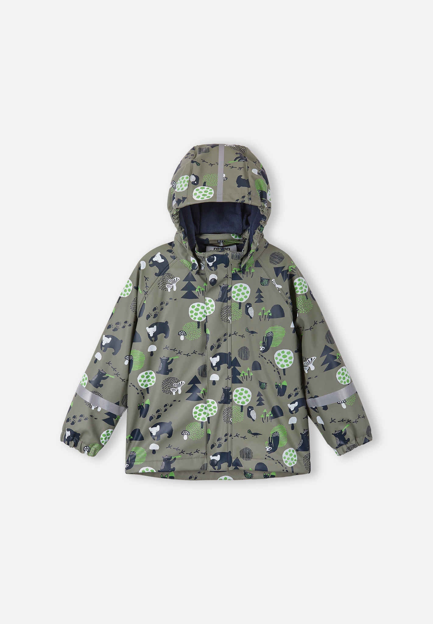 Kids' raincoat with fleece lining Koski