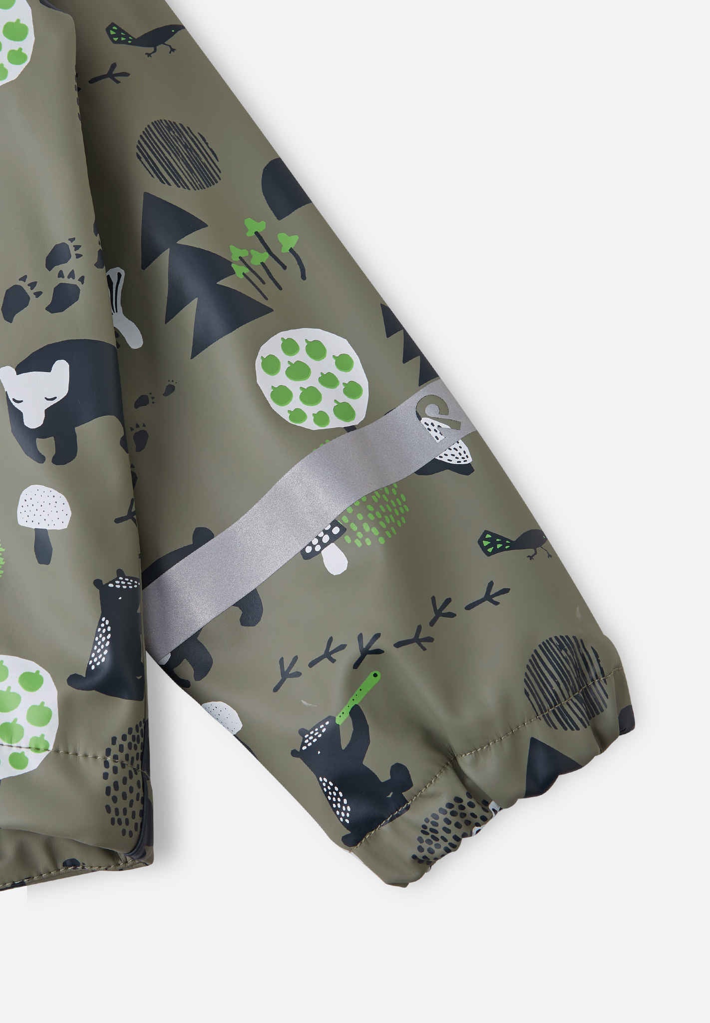 Kids' raincoat with fleece lining Koski