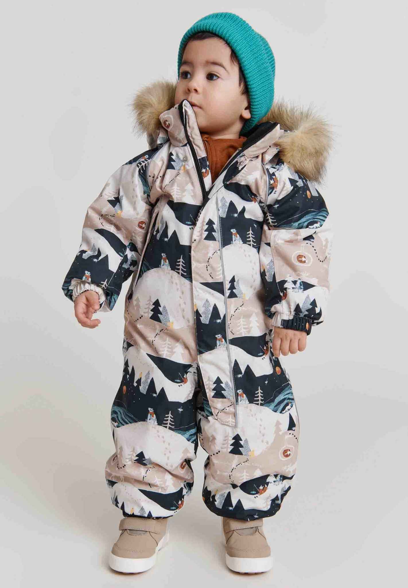 Toddlers' winter snowsuit Lappi