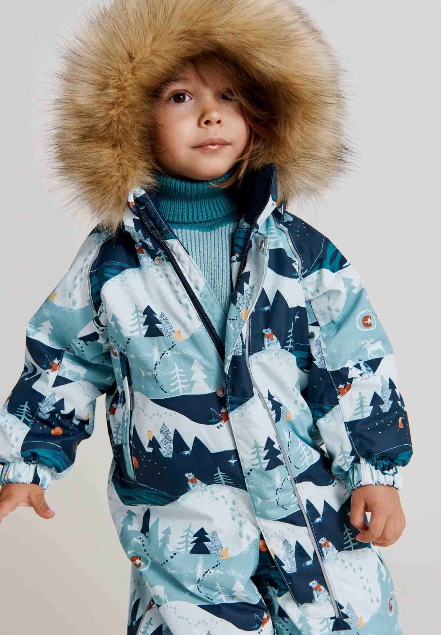Toddlers' winter snowsuit Lappi
