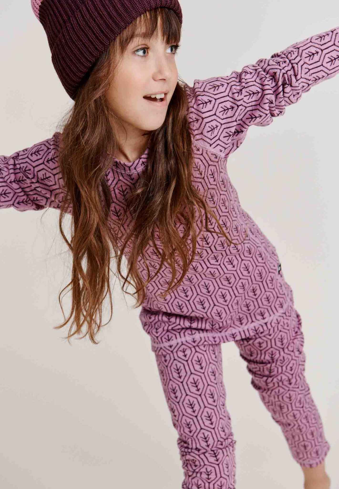 Kids' wool base-layer set Taival