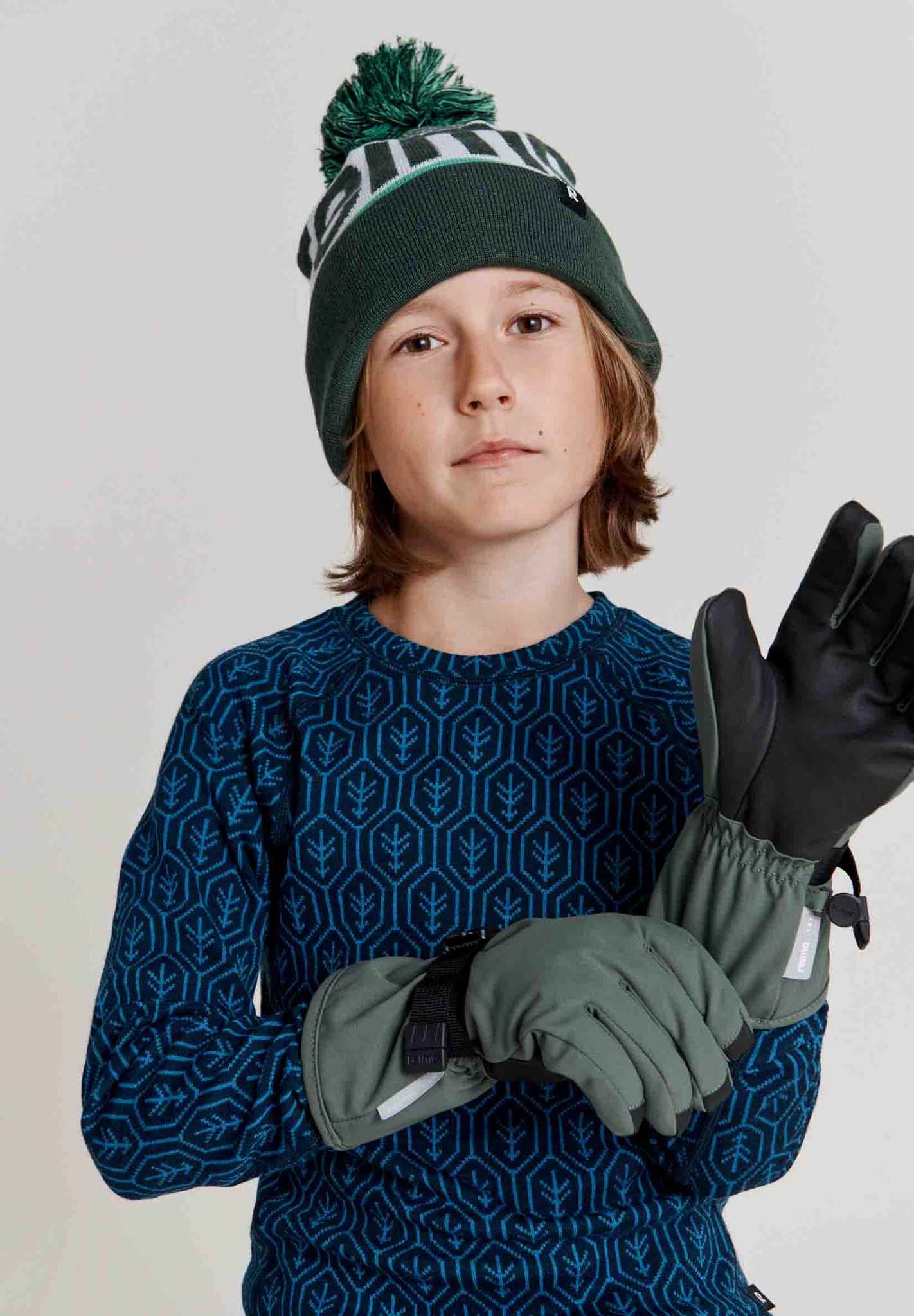 Kids' wool base-layer set Taival